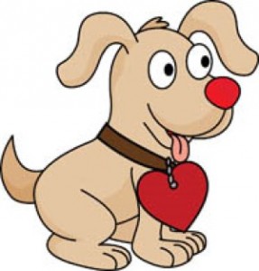 a happy valentine doggy